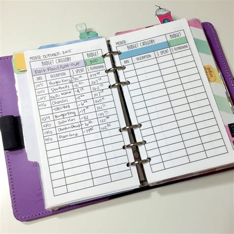 free personal size filofax printables.